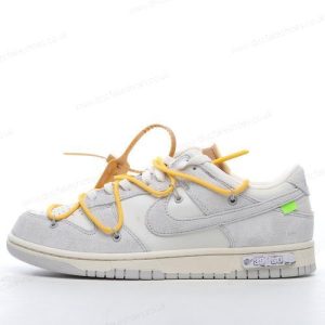 Fake Nike Dunk Low x Off-White Men’s / Women’s Shoes ‘Grey White’ DJ0950-109