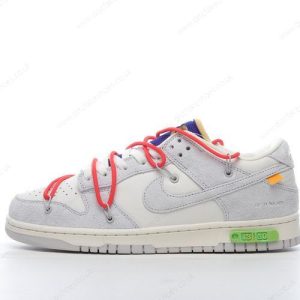 Fake Nike Dunk Low x Off-White Men’s / Women’s Shoes ‘Grey White’ DJ0950-110