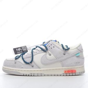 Fake Nike Dunk Low x Off-White Men’s / Women’s Shoes ‘Grey White’ DJ0950-111