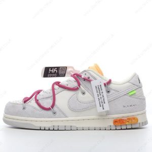 Fake Nike Dunk Low x Off-White Men’s / Women’s Shoes ‘Grey White’ DJ0950-114