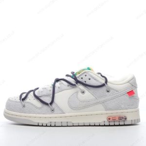 Fake Nike Dunk Low x Off-White Men’s / Women’s Shoes ‘Grey White’ DJ0950-115