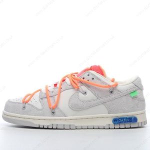 Fake Nike Dunk Low x Off-White Men’s / Women’s Shoes ‘Grey White’ DJ0950-116