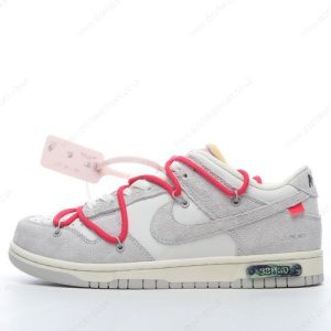 Fake Nike Dunk Low x Off-White Men’s / Women’s Shoes ‘Grey White’ DJ0950-118