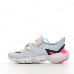 Fake Nike Free RN 5 Men’s / Women’s Shoes ‘White Black Blue’ AQ1316-101