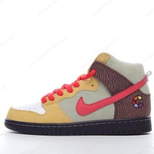 Fake Nike SB Dunk High Men’s / Women’s Shoes ‘Brown Red’ CZ2205-700