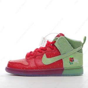 Fake Nike SB Dunk High Men’s / Women’s Shoes ‘Green Red’ CW7093-600