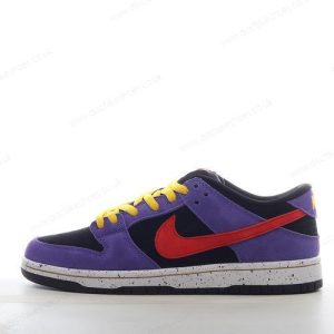 Fake Nike SB Dunk Low Men’s / Women’s Shoes ‘Black Purple Yellow Red’ BQ6817-008