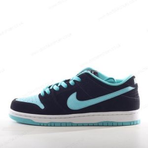 Fake Nike SB Dunk Low Men’s / Women’s Shoes ‘Black White Blue’ 304292-030