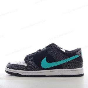 Fake Nike SB Dunk Low Men’s / Women’s Shoes ‘Black White Blue’ BQ6817-009