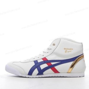 Fake Onitsuka Tiger Mexico 66 Men’s / Women’s Shoes ‘White Blue Red Gold’ D507L-0152M