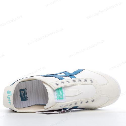 Fake Onitsuka Tiger Mexico 66 Men’s / Women’s Shoes ‘White Green Blue’ D3K5N-0146