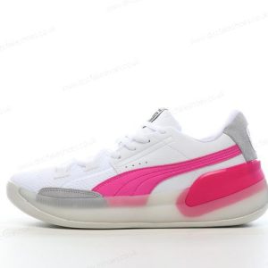 Fake Puma Clyde Hardwood Men’s / Women’s Shoes ‘White Pink’ 193663-03